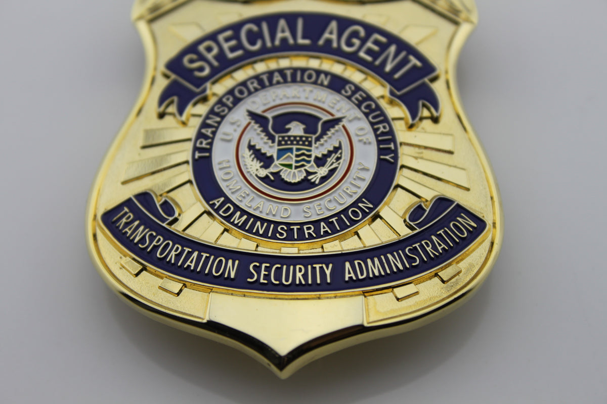 Transportation Security Administration TSA Metal Badge DHS Plus Free I ...