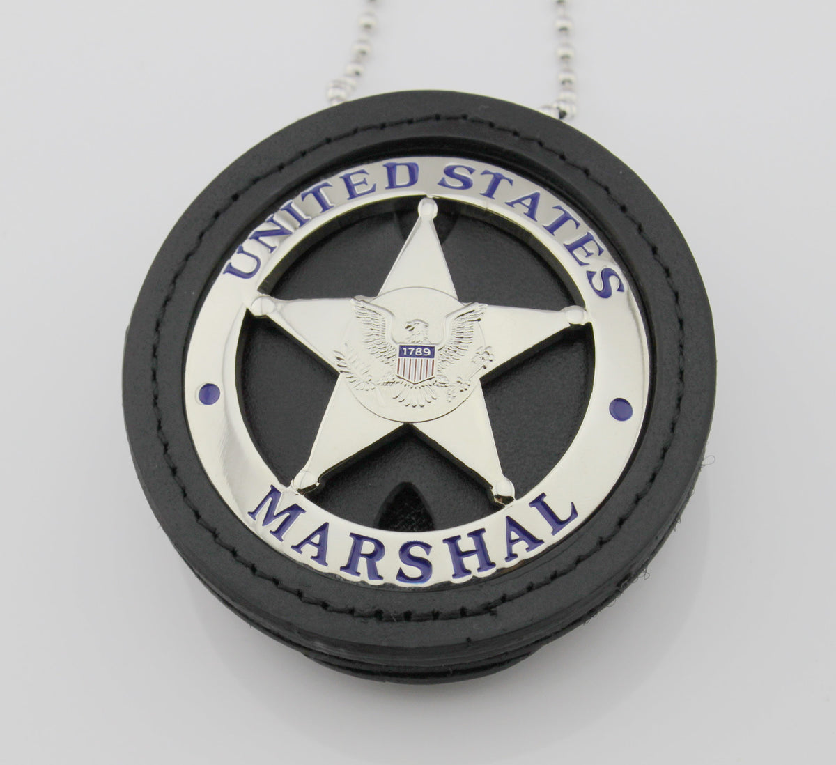 US MARSHALS レプリカ バッジ ＆ レザーケース united States marshal with suitable holder badge