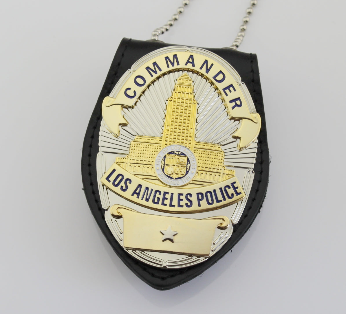 Los Angeles Police Department LAPD Badge Replic- police officer/captain  /sergeant /detective / with suitable holder and chain