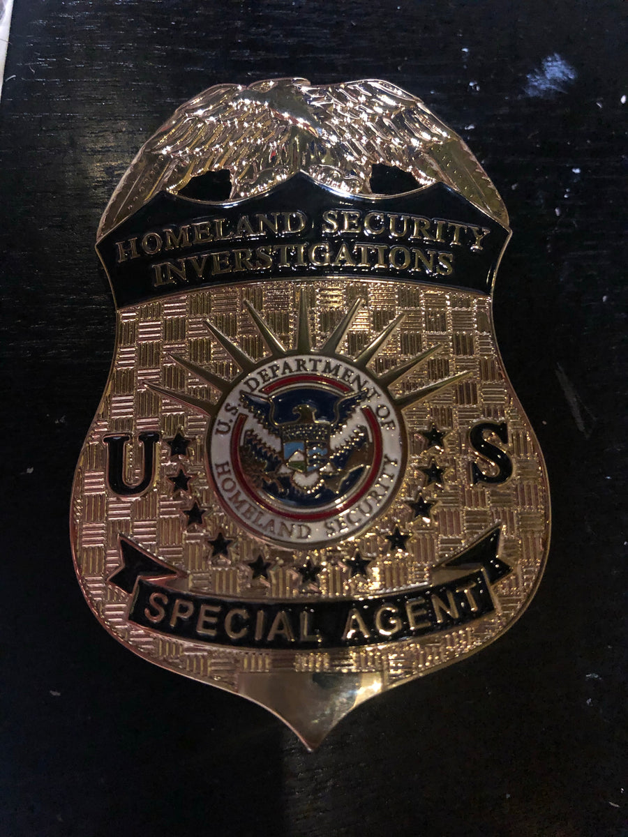 US HSI Homeland Security Investigations Special Agent Badge Solid Copp –  Coin Souvenir