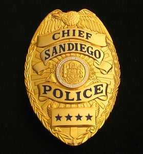 Personalized customized police badge