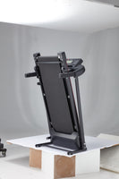 SoarFlash Folding Treadmill for Home Office Gym, Motorized Running Walking Machine with LCD Monitor, Cup Holder, 12 Preset Programs - Badgecollection
