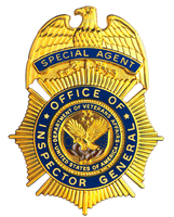 Per order department of veterans affairs METAL BADGE - Badgecollection