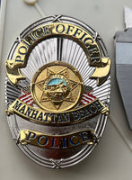 MANHATTAN BEACH POLICE REPLICA BADGE Customized badges - Badgecollection