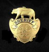 high quality ladp losangeles County, United States Deputy sheriff/sheriff bear badge Replica metal badge - Badgecollection