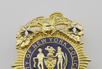 New York police department NYPD police chief of department Replica metal insignia badges collection - Badgecollection