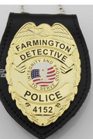 2019 brand new emblem of FARMINGTON metal insignia souvenir badge - Badgecollection
