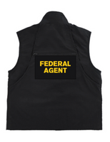 Federal agent spring/summer tactical overalls Vest Light breathable US police black identification suit - Badgecollection