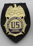 DEA Drug Enforcement Administration DIVISION Investigator metal cosplay badge - Badgecollection