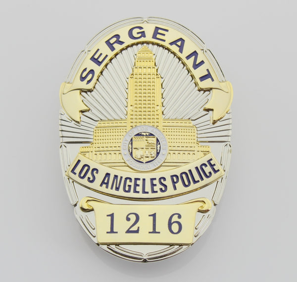  Los Angeles Police Department  LAPD Badge Replic- police officer/captain /sergeant  /detective /chief/ - Badgecollection