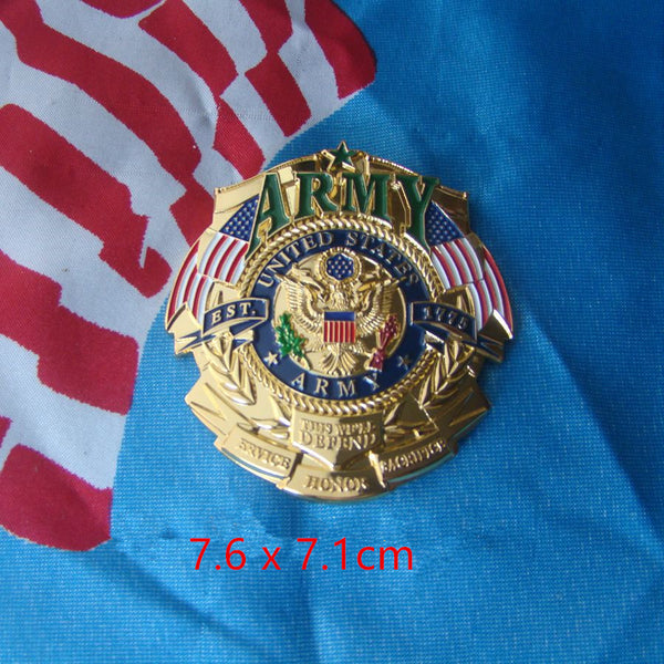 Army badge est 1775  METAL BADGE Free shipping - Badgecollection