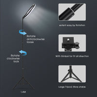 Selfie Ring Light Photography Light Led Rim Of Lamp With Mobile Holder Large Tripod Stand For Tik Youtube Tiktok Tok Ringlight - Badgecollection