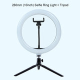 Selfie Ring Light Photography Light Led Rim Of Lamp With Mobile Holder Large Tripod Stand For Tik Youtube Tiktok Tok Ringlight - Badgecollection