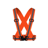 Reflective Vest Unisex High Visibility Adjustable Safety Vests Elastic Strip Security Traffic Night Working Running Cycling Vest - Badgecollection