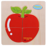 Kids 3D Puzzles Jigsaw Wooden Toys For Children Cartoon Animal Traffic Puzzles Intelligence Children Early Educational Toys - Badgecollection