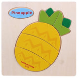 Kids 3D Puzzles Jigsaw Wooden Toys For Children Cartoon Animal Traffic Puzzles Intelligence Children Early Educational Toys - Badgecollection