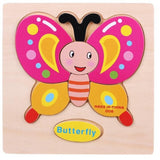 Kids 3D Puzzles Jigsaw Wooden Toys For Children Cartoon Animal Traffic Puzzles Intelligence Children Early Educational Toys - Badgecollection