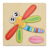 Kids 3D Puzzles Jigsaw Wooden Toys For Children Cartoon Animal Traffic Puzzles Intelligence Children Early Educational Toys - Badgecollection