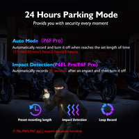 SYS VSYS Full Body Waterproof Motorcycle Camera Recorder P6FL WiFi Dual 1080P Full HD Motorcycle DVR Dash Cam Black GPS Box - Badgecollection