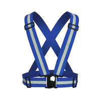 Reflective Vest Unisex High Visibility Adjustable Safety Vests Elastic Strip Security Traffic Night Working Running Cycling Vest - Badgecollection