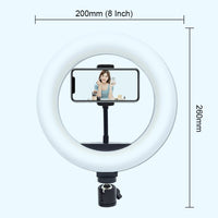 Selfie Ring Light Photography Light Led Rim Of Lamp With Mobile Holder Large Tripod Stand For Tik Youtube Tiktok Tok Ringlight - Badgecollection