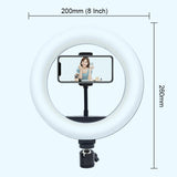 Selfie Ring Light Photography Light Led Rim Of Lamp With Mobile Holder Large Tripod Stand For Tik Youtube Tiktok Tok Ringlight - Badgecollection