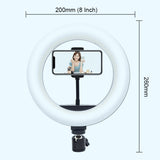 Selfie Ring Light Photography Light Led Rim Of Lamp With Mobile Holder Large Tripod Stand For Tik Youtube Tiktok Tok Ringlight - Badgecollection