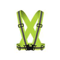 Reflective Vest Unisex High Visibility Adjustable Safety Vests Elastic Strip Security Traffic Night Working Running Cycling Vest - Badgecollection