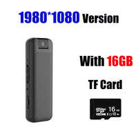 Mini Camera 1080P Full HD Video Recorder Micro Body Camcorder Night Vision Recording Smart Home Camera - Badgecollection