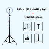 Selfie Ring Light Photography Light Led Rim Of Lamp With Mobile Holder Large Tripod Stand For Tik Youtube Tiktok Tok Ringlight - Badgecollection