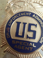 DEG drug enforcement administration special agent metal cosplay badge - Badgecollection