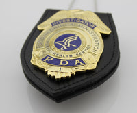 Replica police cop metal badge high quality UNITED STATED FDA food and administration investigator Shield police insignia - Badgecollection