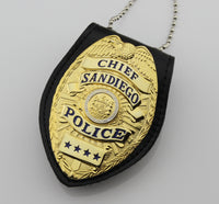 SANDIEGO chief police Replica metal badge free shipping - Badgecollection