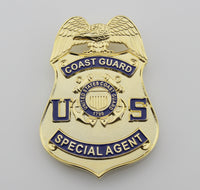 coast guard metal Badge special agent free shipping for cosplay/moive/collection/travelling souvenir - Badgecollection