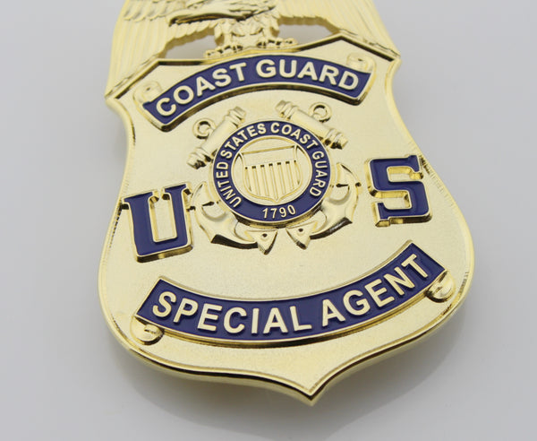 coast guard metal Badge special agent free shipping for cosplay/moive/collection/travelling souvenir - Badgecollection