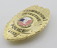 2019 brand new emblem of FARMINGTON metal insignia souvenir badge - Badgecollection