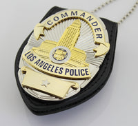 Los Angeles Police Department  LAPD Badge Replic- police officer/captain /sergeant  /detective / with suitable holder and chain - Badgecollection