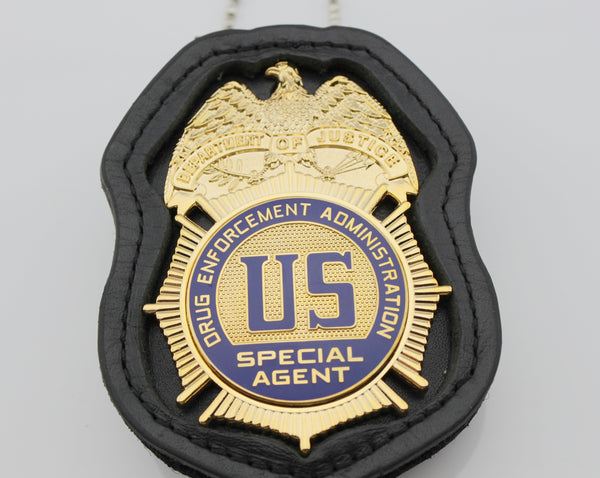 DEG drug enforcement administration special agent metal cosplay badge - Badgecollection