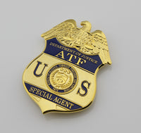 bureau of alcohol tobacco firearms and explosive 1972 ATF special agent badge free international shipping - Badgecollection