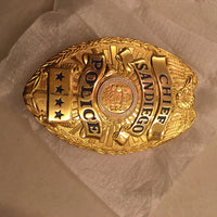 SANDIEGO chief police Replica metal badge free shipping - Badgecollection