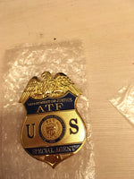 bureau of alcohol tobacco firearms and explosive 1972 ATF special agent badge free international shipping - Badgecollection