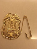 Replica police cop metal badge high quality The New York police department NYPD police sergeant Replica metal insignia badges and patches - Badgecollection