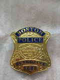 Boston Police Department metal Badge detective\police officer free shipping gold - Badgecollection