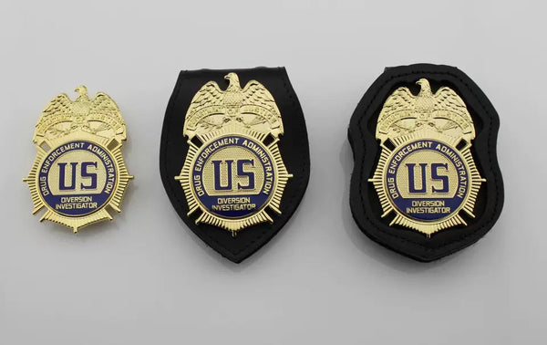 DEA Drug Enforcement Administration DIVISION Investigator metal cosplay badge - Badgecollection