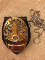 Los Angeles Police Department  LAPD Badge Replic- police officer/captain /sergeant  /detective / with suitable holder and chain - Badgecollection