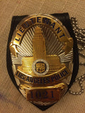 Los Angeles Police Department  LAPD Badge Replic- police officer/captain /sergeant  /detective / with suitable holder and chain - Badgecollection