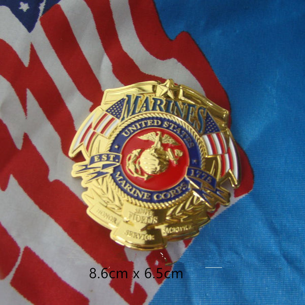 MARINES CORPS EST 1775 BADGE - Badgecollection