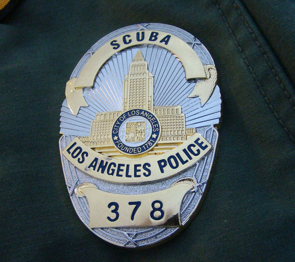 Los Angeles Police Department  LAPD SCUBA Badge Replica limited version - Badgecollection