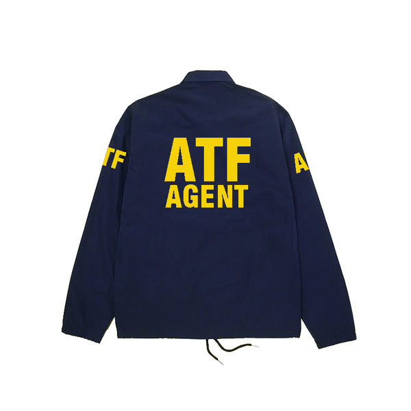 ATF agent coach jacket man spring/fall uniform identification trench coat - Badgecollection