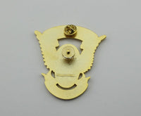 CHP MOTOR OFFICER cap badge, helmet badge - Badgecollection